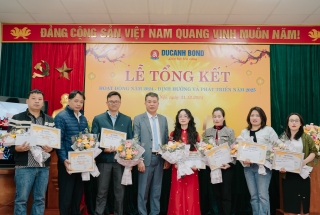  DUCANH BOND tổ chức lễ tổng kết năm 2024 và chào đón năm mới 2025 thành công tốt đẹp